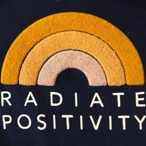 old navy radiate positivity sweatshirt